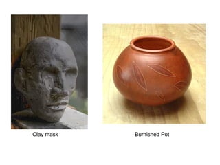 Clay mask   Burnished Pot 