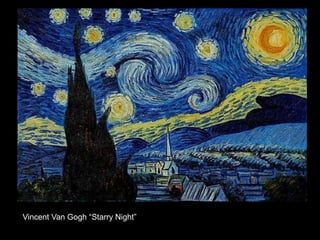 Vincent Van Gogh “Starry Night”
 
