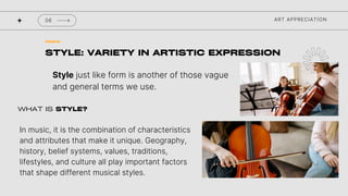 Style Test Examples Artist Art-Appreciation- chapter3-lesson4.pdf.. | PDF