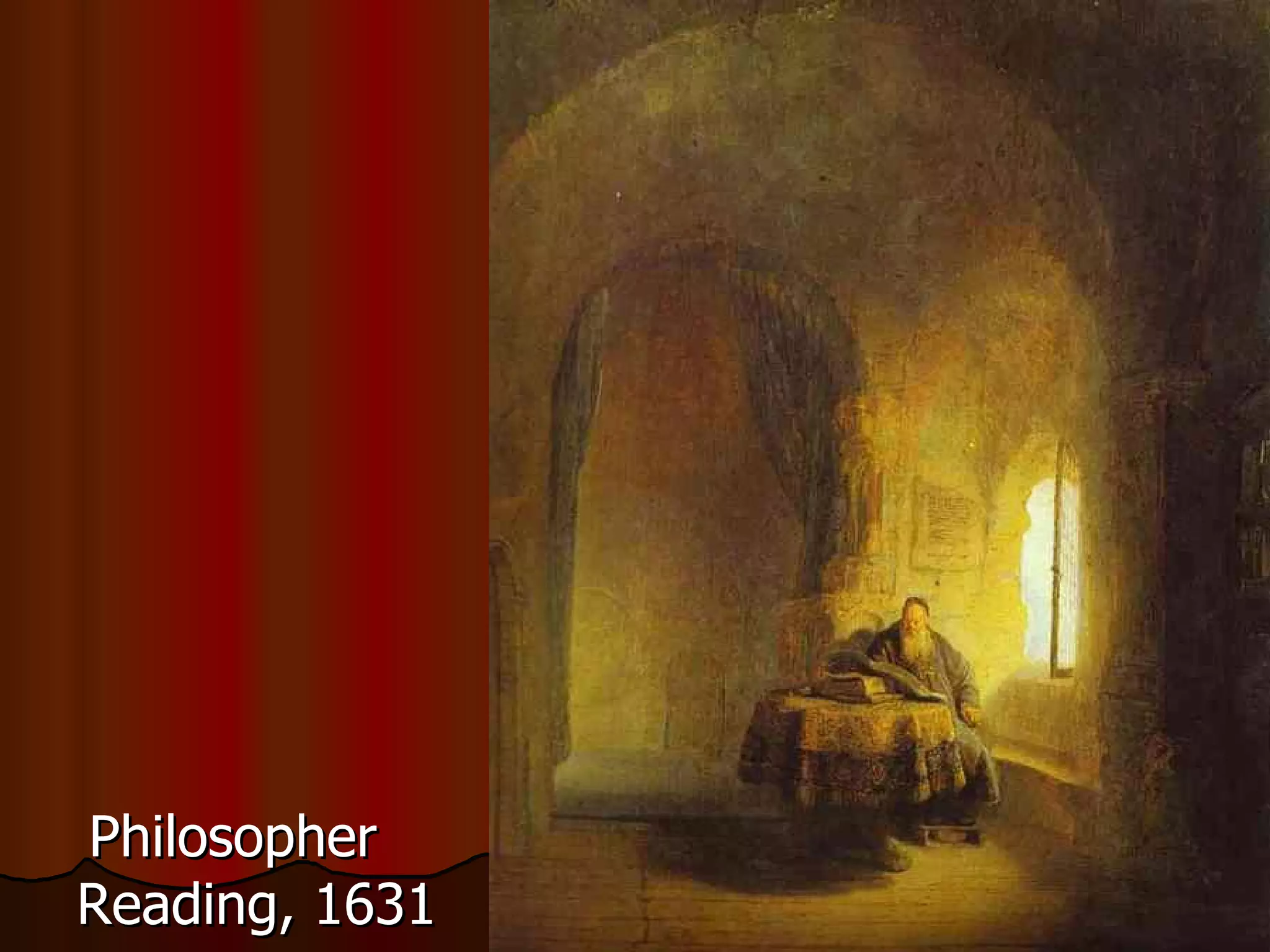 Philosopher Reading, 1631 