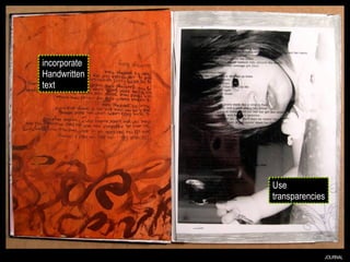 JOURNAL Use  transparencies incorporate Handwritten text 