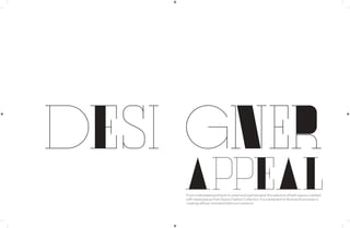 dEsi gNeR
Fromunderstatedandlavishtosmartandsophisticated,thisselectionofbathspacesisdotted
withmasterpiecesfromQueo’sFashionCollection.Itisatestamenttothebrand’sprowessin
creatingrefined,minimalistbathroomsolutions
AppEAL
 