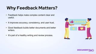 The art of feedback: Technical writing edition | PDF