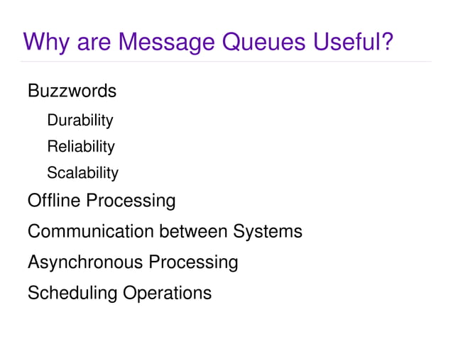 The Art of Message Queues | ODP