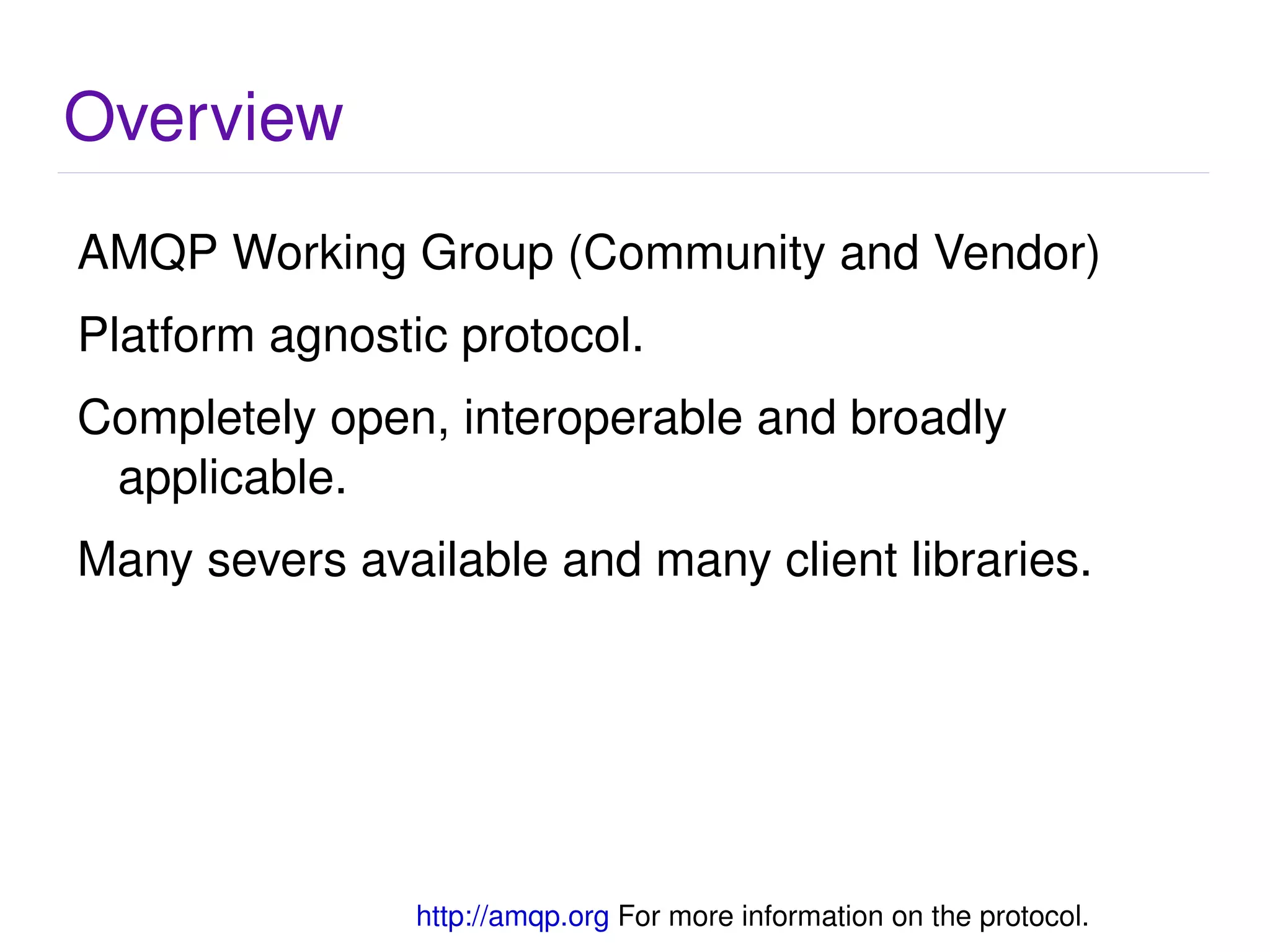 A way to offload work. 