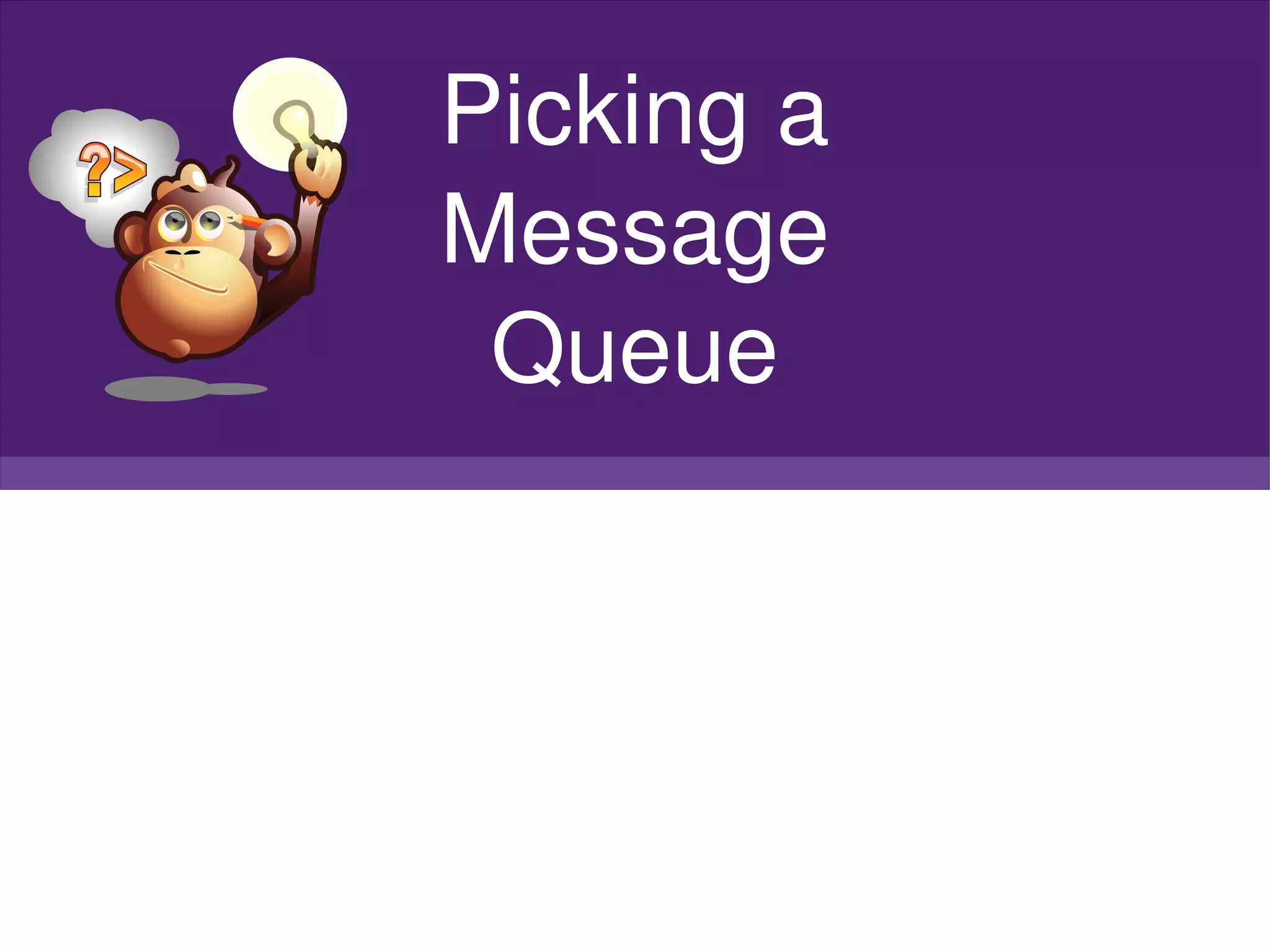 How it works. AMQP utilizes exchanges, queues and bindings. 