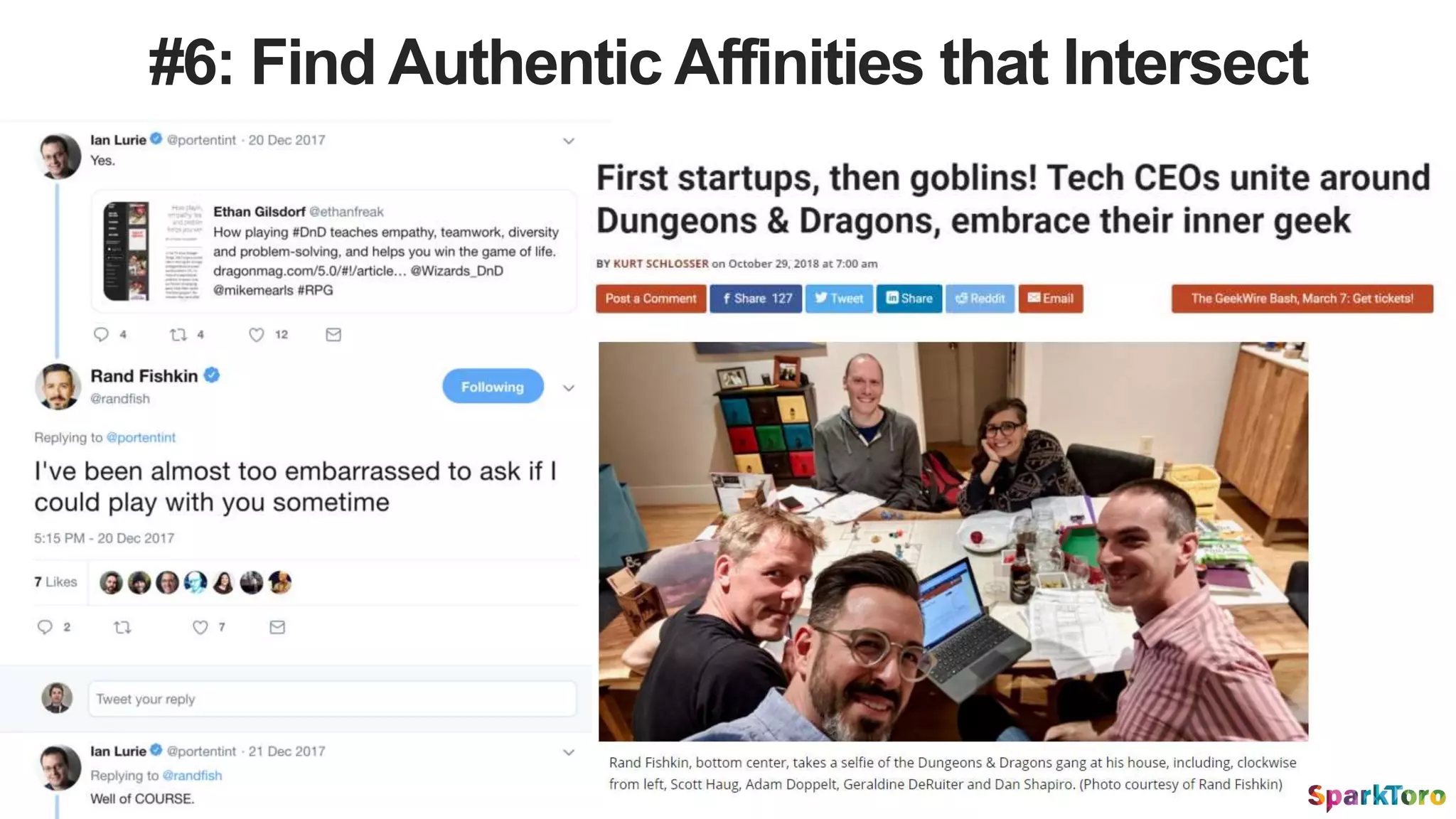 #6: Find Authentic Affinities that Intersect
 