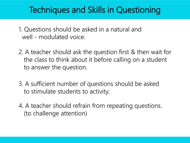 Art of-questioning (1) | PPTX | Educational Assessment | Education
