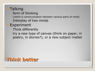 Art Of Thinking | PPT