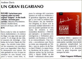 Crítica Elgar Signum