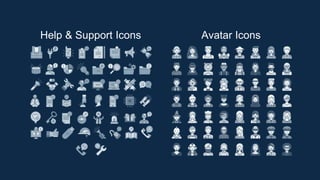Help & Support Icons Avatar Icons
 
