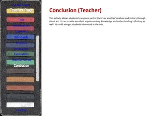 Conclusion (Teacher) [ Student Page ] Title Introduction Learners Standards Process Resources Credits This activity allows...