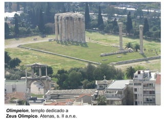 Olimpeion , templo dedicado a  Zeus Olímpico . Atenas, s. II a.n.e. 