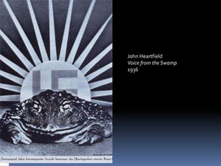 John Heartfield
Voice from the Swamp
1936
 