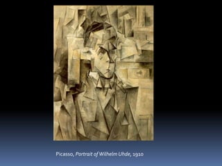 Picasso, Portrait of Wilhelm Uhde, 1910
 