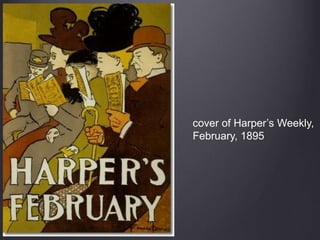 cover of Harper’s Weekly,
February, 1895
 