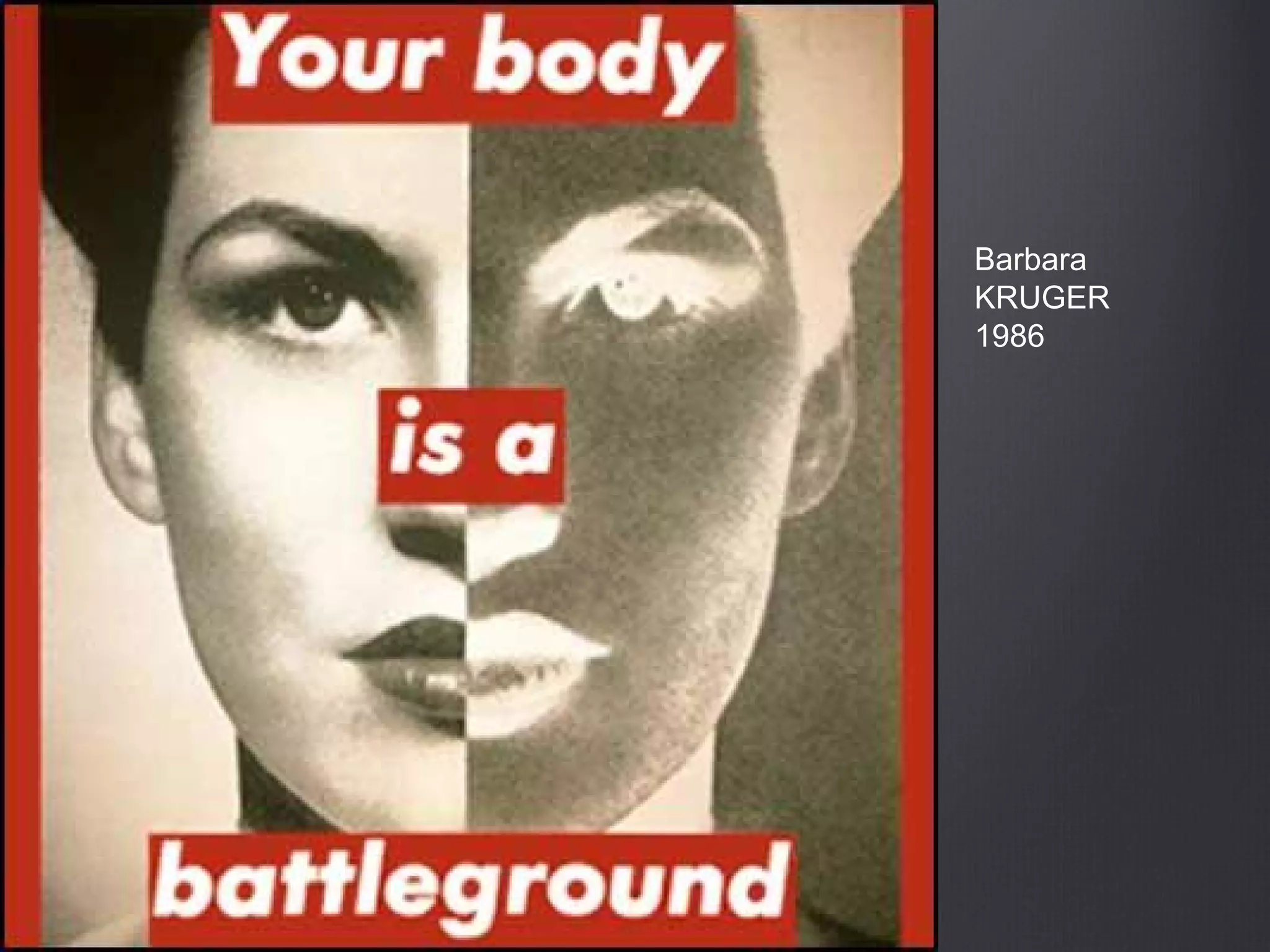Barbara
KRUGER
1986
 