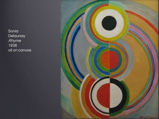 Sonia
Delaunay
Rhyme
1938
oil on canvas
 
