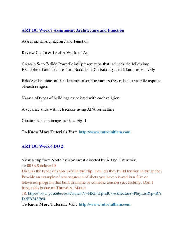 art 101 week 7 checkpoint greek and roman architecture Art 101 week 7 checkpoint greek and roman architecture for more classes visit wwwart101tutorialscom checkpoint: greek and roman architecture resource: ch 16 of a world of art write a summary comparing and contrasting the characteristics of roman and greek architecture in 200 to 300 words. art 101 week 7 checkpoint greek and roman architecture Art 101 week 7 checkpoint greek and roman architecture for more classes visit wwwart101tutorialscom checkpoint: greek and roman architecture resource: ch 16 of a world of art write a summary comparing and contrasting the characteristics of roman and greek architecture in 200 to 300 words.