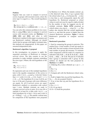 Bonferroni’s method to compare Survival Curves with Recurrent Events ...