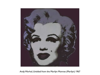 Andy Warhol, Untitled from the Marilyn Monroe (Marilyn) 1967
 