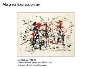 Untitled, ca. 1948–49
Jackson Pollock (American, 1912–1956)
Dripped ink and enamel on paper
Abstract Expressionism
 