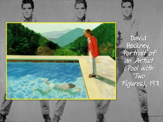 David
Hockney,
Portrait of
an Artist
(Pool with
Two
Figures), 1971
 