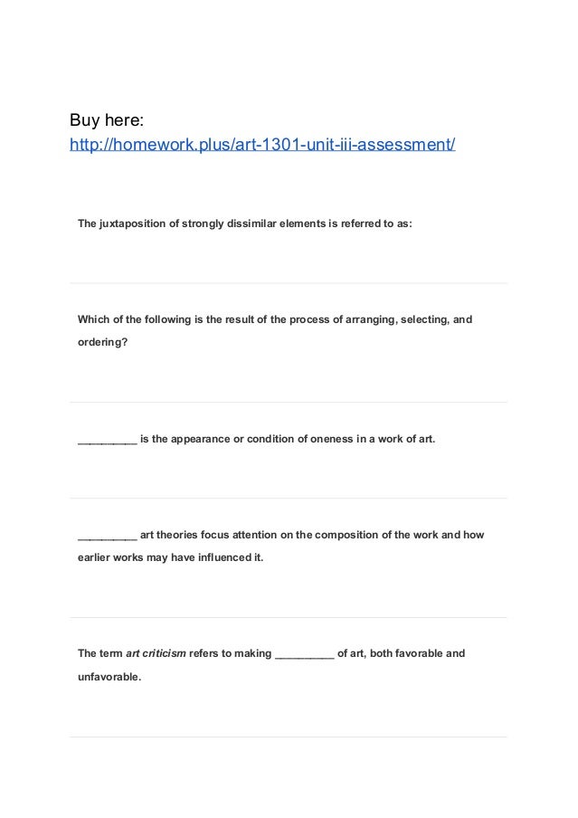Art 1301 unit vii essay picture