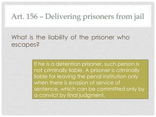 Art 153-Art160 of the Revised Penal Code | PPTX