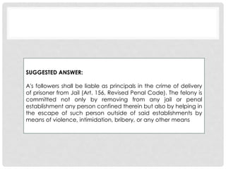 Art 153-Art160 of the Revised Penal Code | PPTX