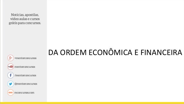 Ordem economica e financeira direito constitucional pdf