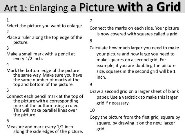 enlarging photos