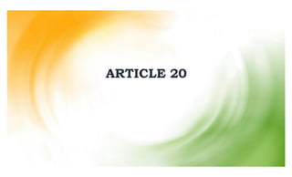 ARTICLE 20
 