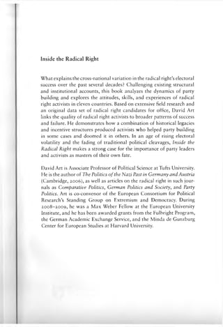 Art 2011 inside_the_radical_right | PDF
