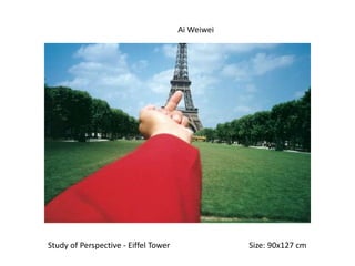 Study of Perspective - Eiffel Tower
Ai Weiwei
Size: 90x127 cm
 