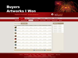 Buyers Artworks I Won 