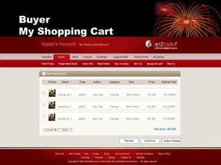 Buyer  My Shopping Cart 