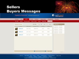 Sellers Buyers Messages 
