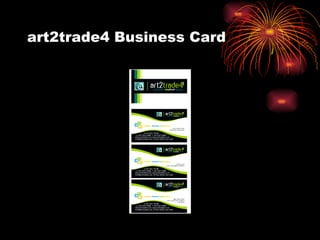 art2trade4 Business Card 