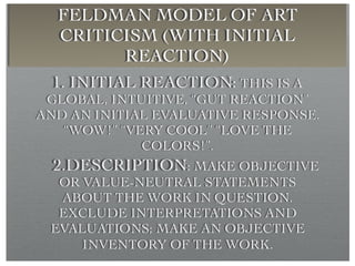 Art 326 History of Art Criticism | PPT
