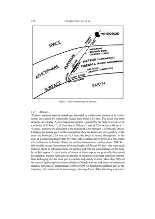 Three Meteor Method Meteor Phenomena and Bodies | PDF