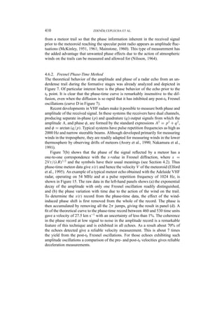 Three Meteor Method Meteor Phenomena and Bodies | PDF