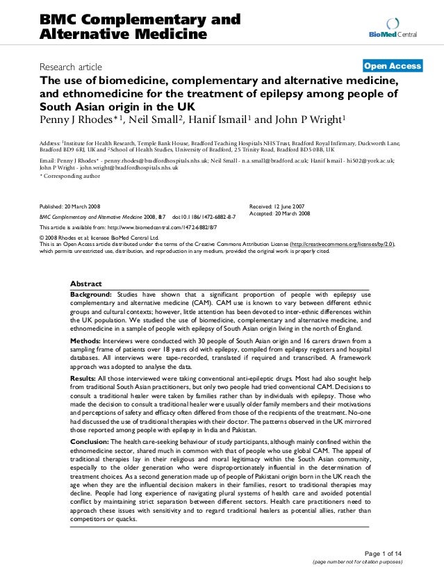 Реферат: Alternative Medicine Essay Research Paper Alternative medicine