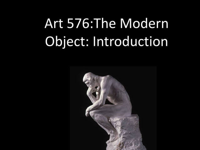 Art+576 week+1 introduction_proof | PPT