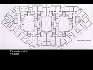 Planta do edifício
Viadutos
 