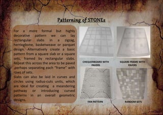 Stone Check Pattern Art and craft stone | PPTX