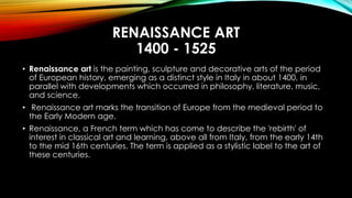 Introduction To Renaissance Art and humanities | PDF