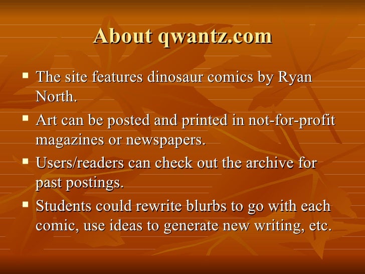 Qwantz online dating