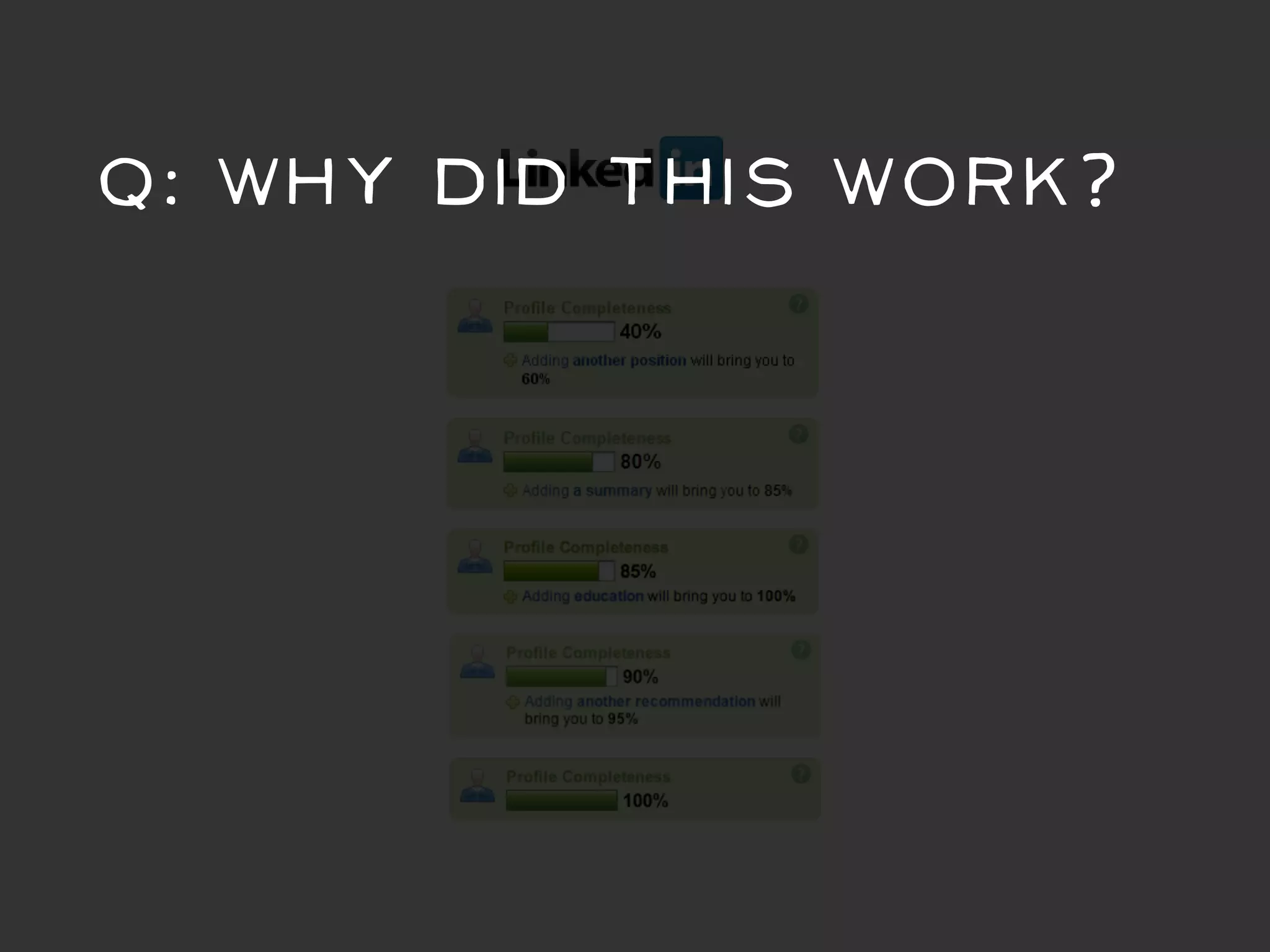 Q: Why did this work?
 