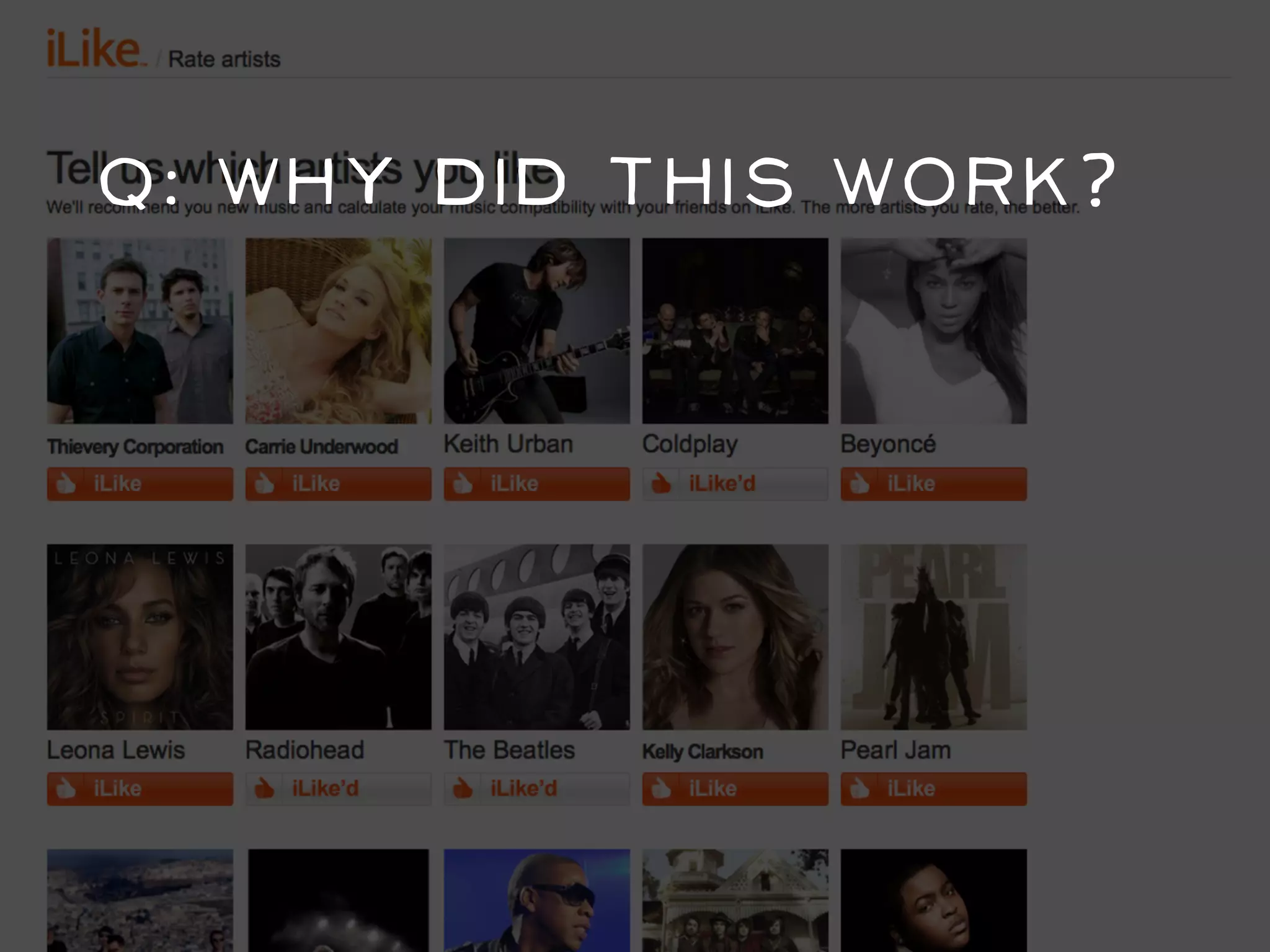 Q: Why did this work?
 